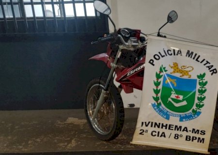 Ivinhema - Polícia Militar frustra tentativa de furto de motocicleta durante a madrugada