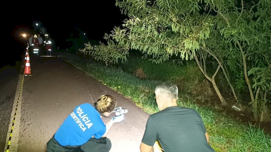 Acidente na BR-163 em Douradina mata motociclista