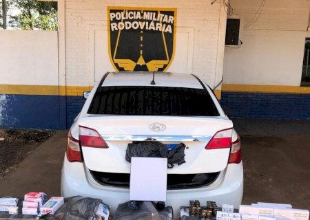 PMR apreendeu medicamentos e cigarros contrabandeados na MS - 164