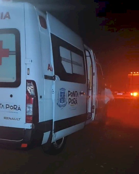 Mulher morreu ao ser atropelada por ambulância na BR-483