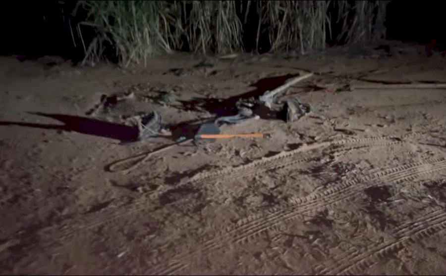 Sitiante morre após charrete ser atingida por carro e vítima ser atropelada em vicinal