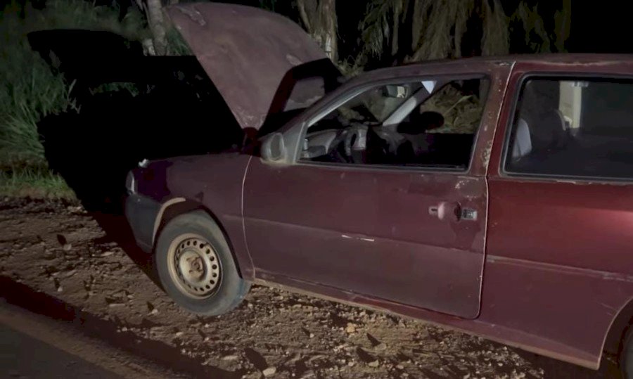 Sitiante morre após charrete ser atingida por carro e vítima ser atropelada em vicinal