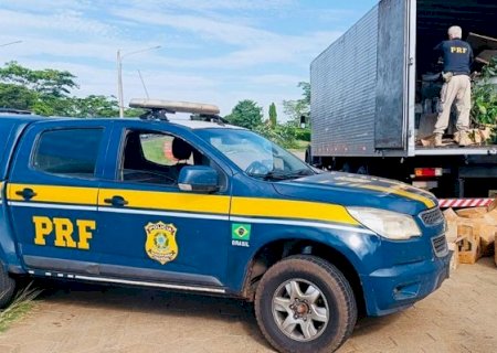 PRF apreende 1,5 tonelada de maconha na BR - 267