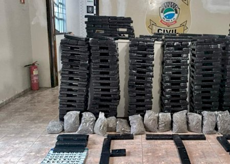 Polícia Militar apreende grande quantidade de maconha durante operação conjunta em Nova Andradina