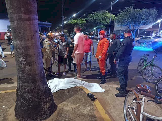 Condutor de Fiat Uno atropela e mata ciclista na região central de Batayporã