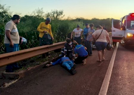 Morre no Hospital da Vida idoso atropelado na BR-163 em Dourados