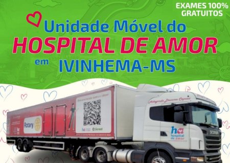 Ivinhema recebe Unidade Móvel do Hospital de Amor com exames gratuitos para mulheres