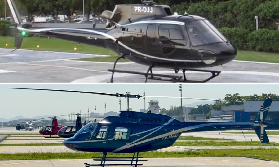 Dois helicópteros se chocam e deixam seis mortos no Rio