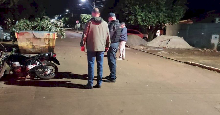 Rio Brilhante - Motociclista morreu após bater moto contra caçamba de entulhos