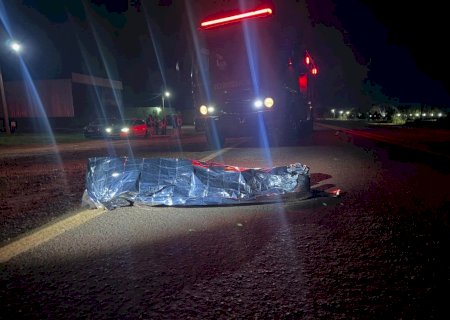 Idoso de 71 anos morre atropelado na BR - 060