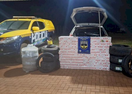PMR apreende mercadorias de origem estrangeira em duas ocorrências na MS-162