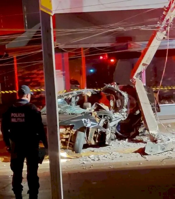Grave acidente na madrugada mata jovem de 23 anos em Amambai