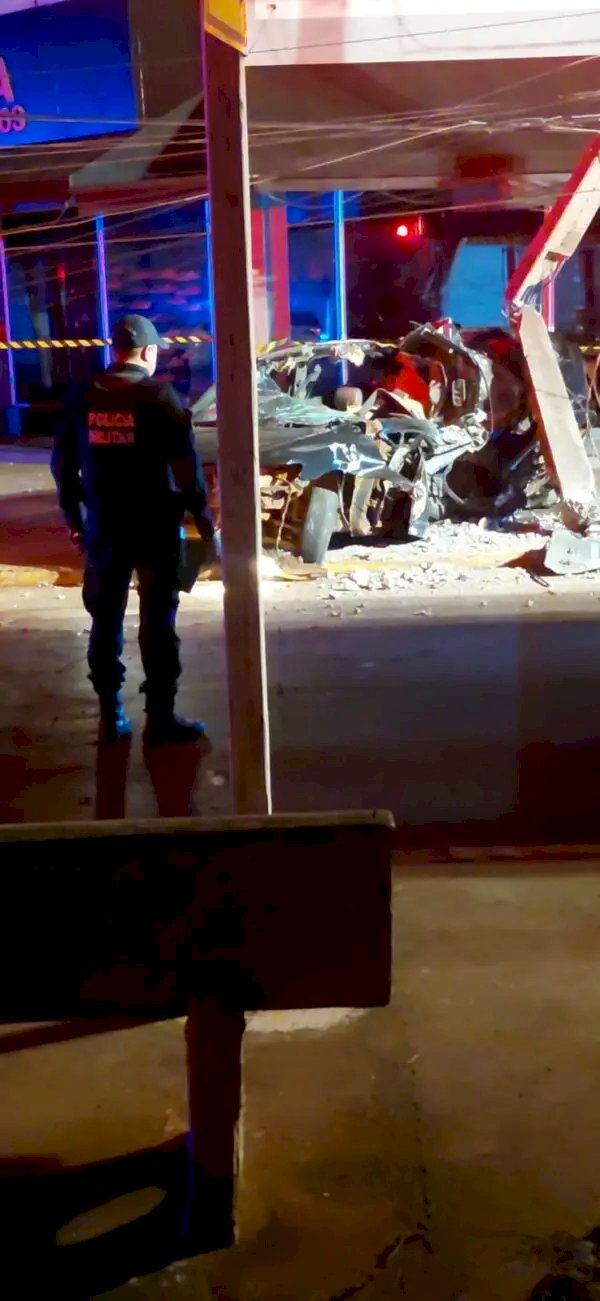 Grave acidente na madrugada mata jovem de 23 anos em Amambai