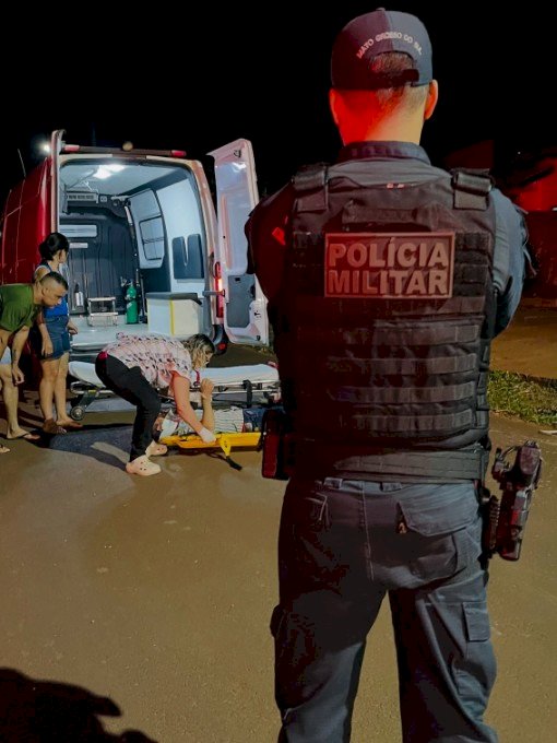 Angélica: Motociclista fica com ferimentos graves após ultrapassagem irregular