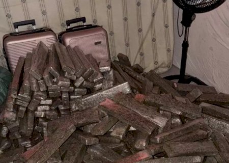 Homem é preso com 1,6 tonelada de maconha em casa usada como depósito de drogas em Campo Grande