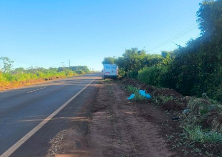 Ivinhema: Homem é encontrado morto na MS-141, próximo a uma farinheira